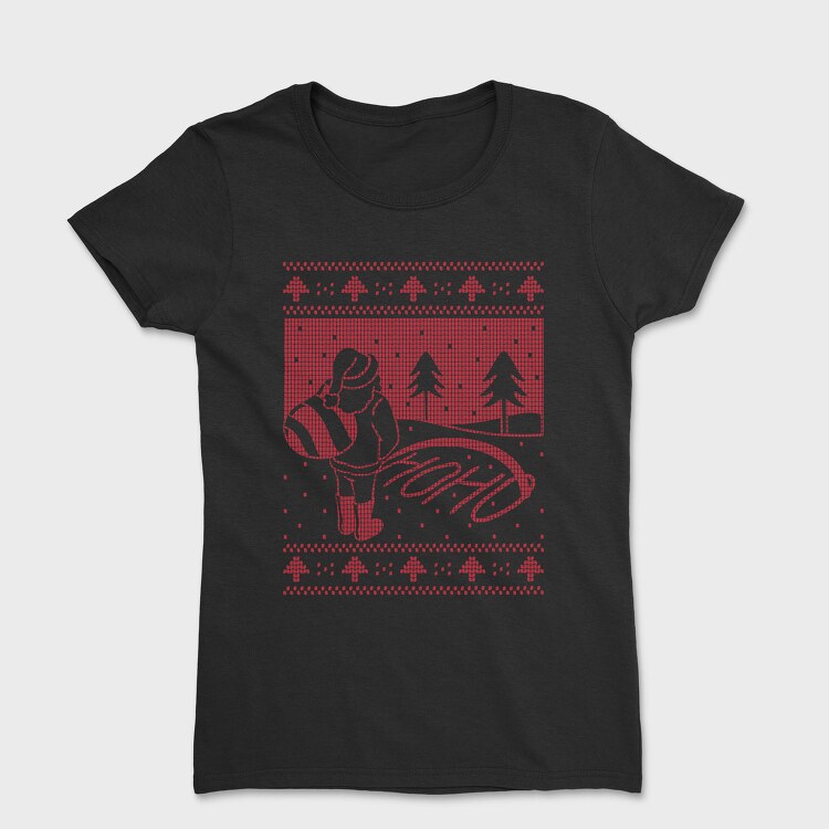 Ugly Sweater Hoho, Tricou Femei