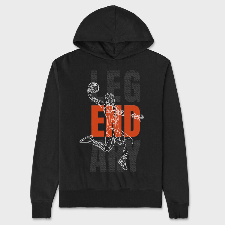Lie Endary, Hanorac Oversize Barbati (Unisex)