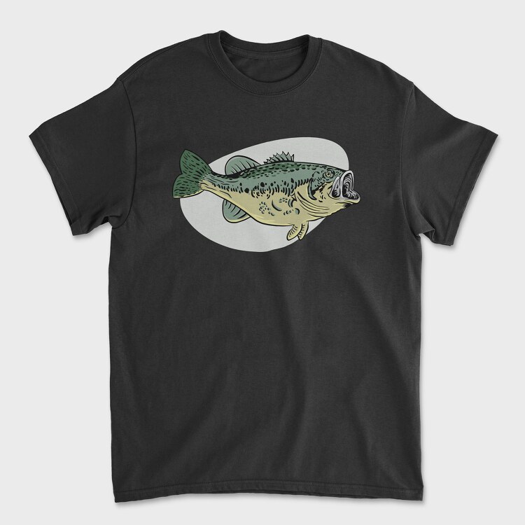 Bass Fish, Tricou Barbati (Unisex)