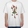 Christmas Gnome Magic, Tricou Oversize Barbati (Unisex)