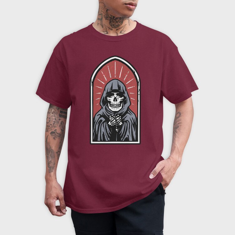 Grim Reaper Halo 1, Tricou Barbati (Unisex)