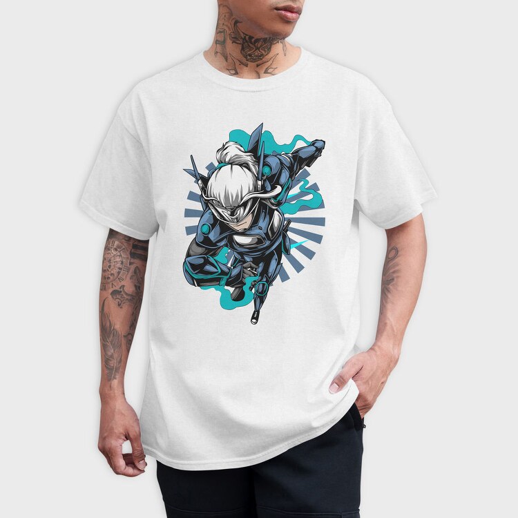 Cyber Ninja, Tricou Barbati (Unisex)