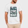 Strong And Brave Camp Vibes, Tricou Barbati (Unisex)