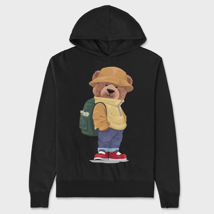 Bear Backpacker Cash, Hanorac Oversize Barbati (Unisex)