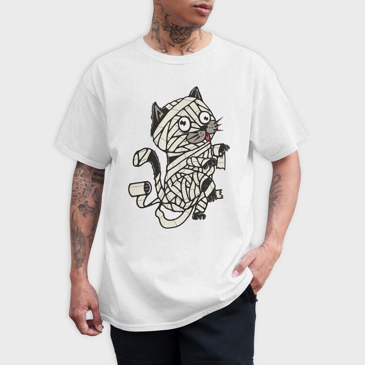 Mummy Kitty, Tricou Barbati (Unisex)