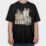 Christmas Gift Boxes, Tricou Oversize Barbati (Unisex)