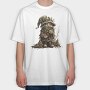 Christmas Gnome Ornament, Tricou Oversize Barbati (Unisex)