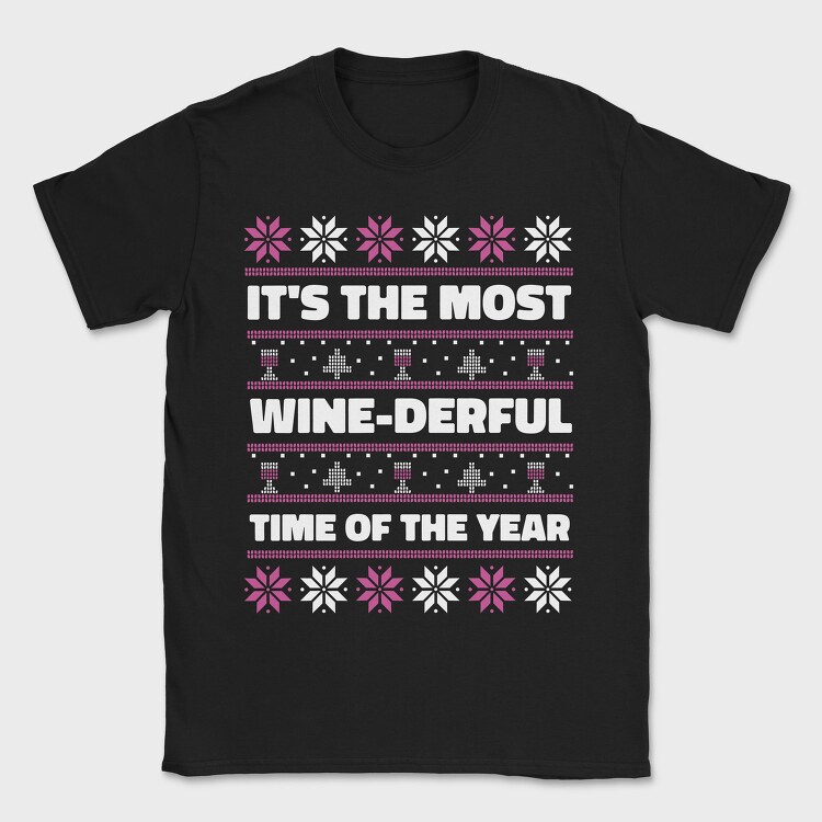 Ugly Sweater Wine, Tricou Barbati (Unisex)