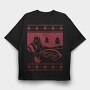 Ugly Sweater Hoho, Tricou Oversize Barbati (Unisex)