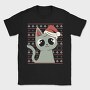 Ugly Sweater Christmas Cat, Tricou Barbati (Unisex)