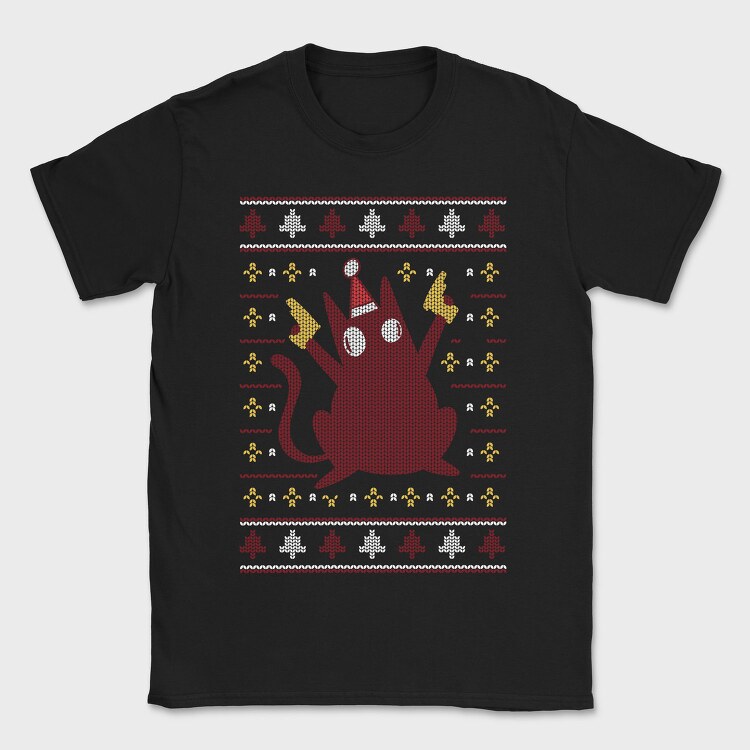 Ugly Sweater Cat, Tricou Barbati (Unisex)