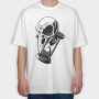 Skull Hourglass Mystery, Tricou Oversize Barbati (Unisex)