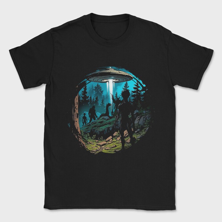 Ufo Nature, Tricou Barbati (Unisex)