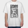 Damn Robot, Tricou Oversize Barbati (Unisex)