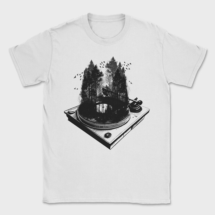 Tur Ntable Forest, Tricou Barbati (Unisex)