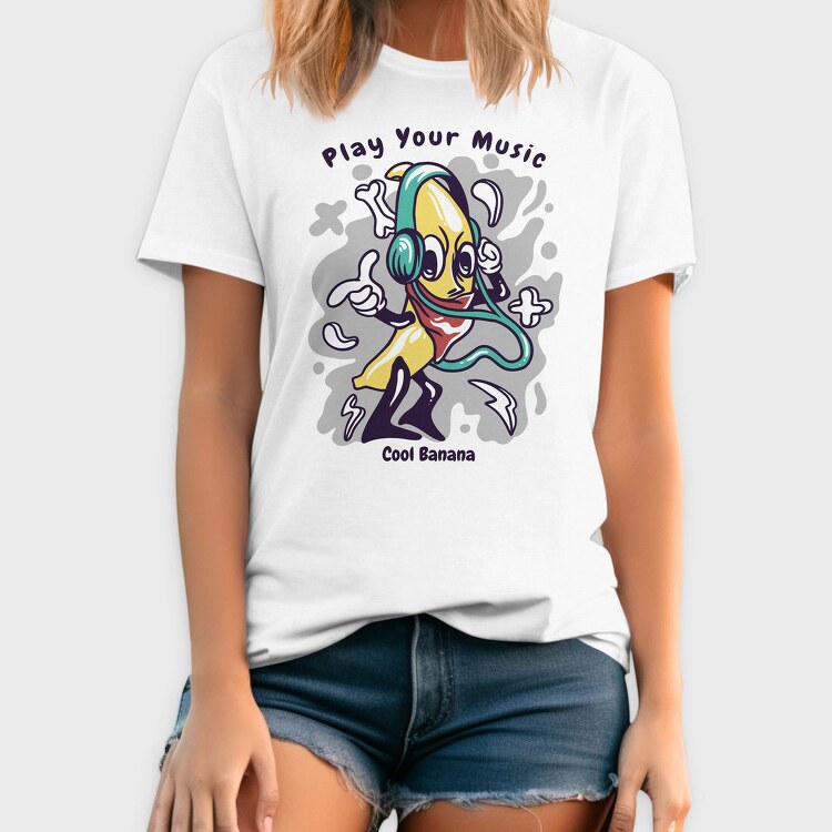 Banana Music Dance, Tricou Barbati (Unisex)