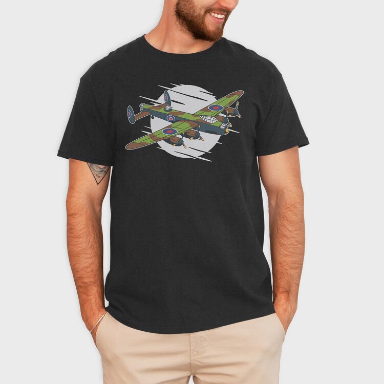 Lancaster Bomber, Tricou Barbati (Unisex)