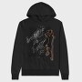 Player Silhouette, Hanorac Oversize Barbati (Unisex)