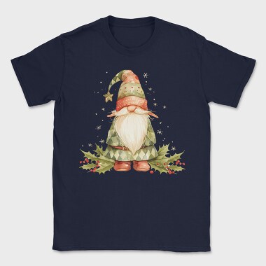 Christmas Gnome Watercolor, Tricou Barbati (Unisex)