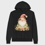 Christmas Gnome Wreath, Hanorac Oversize Barbati (Unisex)