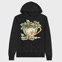 Christmas Holly Cup, Hanorac Oversize Barbati (Unisex)