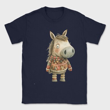 Christmas Horse Sweater, Tricou Barbati (Unisex)
