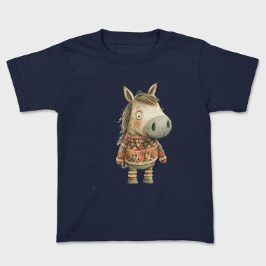 Christmas Horse Sweater, Tricou Copii