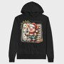 Christmas Junkie Pig, Hanorac Oversize Barbati (Unisex)