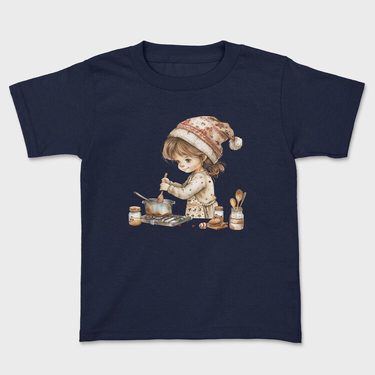 Christmas Kid Cooking, Tricou Copii
