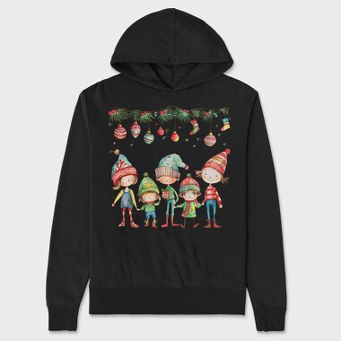 Christmas Kids Christmas, Hanorac Oversize Barbati (Unisex)
