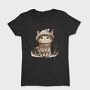 Christmas Kitten Hat, Tricou Femei