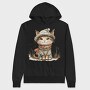 Christmas Kitten Hat, Hanorac Oversize Barbati (Unisex)