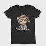 Christmas Kitten Snow, Tricou Femei