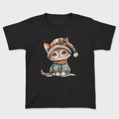 Christmas Kitten Snow, Tricou Copii