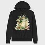 Christmas Lantern Holly, Hanorac Oversize Barbati (Unisex)