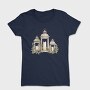 Christmas Lanterns Wreath, Tricou Femei
