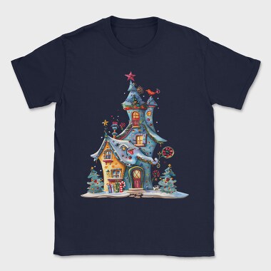 Christmas Magic House, Tricou Barbati (Unisex)