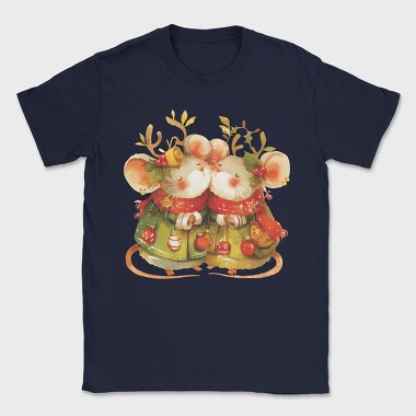 Christmas Mice Ornaments, Tricou Barbati (Unisex)