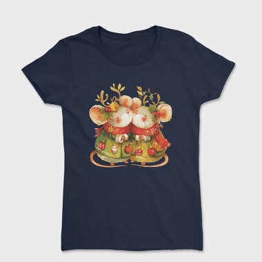 Christmas Mice Ornaments, Tricou Femei