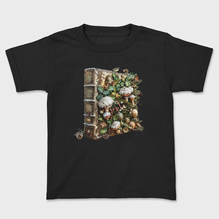 Christmas Mistletoe Mushrooms, Tricou Copii