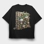 Christmas Mistletoe Mushrooms, Tricou Oversize Barbati (Unisex)