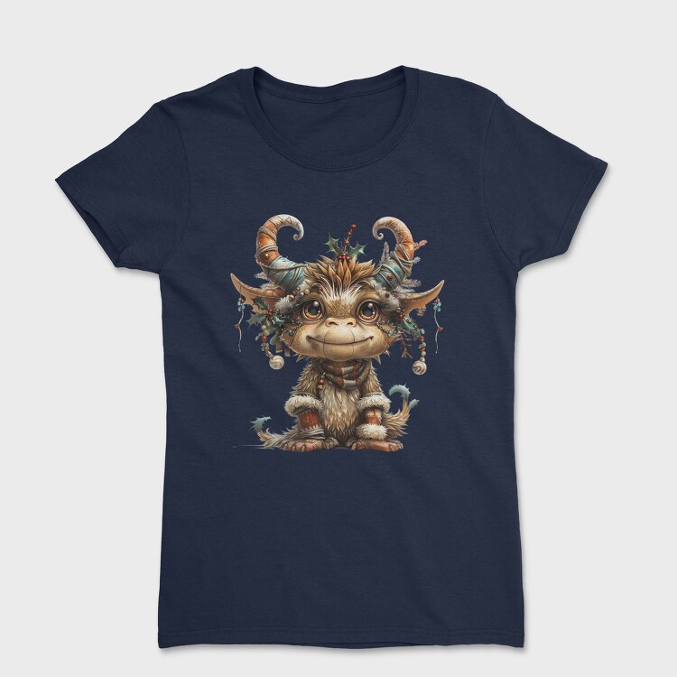 Christmas Monster Horns, Tricou Femei