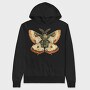 Christmas Moth Garden, Hanorac Oversize Barbati (Unisex)