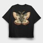 Christmas Moth Garden, Tricou Oversize Barbati (Unisex)