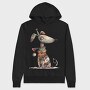 Christmas Mouse Ornament, Hanorac Oversize Barbati (Unisex)