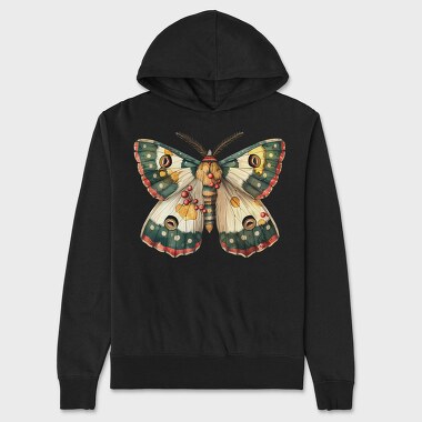 Christmas Mystery Moth, Hanorac Oversize Barbati (Unisex)