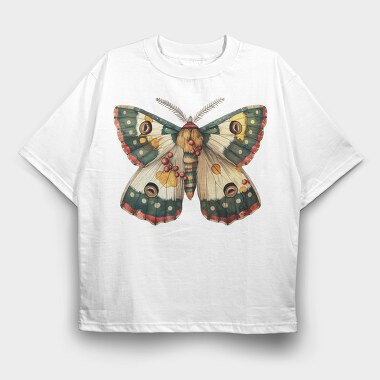 Christmas Mystery Moth, Tricou Oversize Barbati (Unisex)
