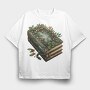 Christmas Ornament Book, Tricou Oversize Barbati (Unisex)