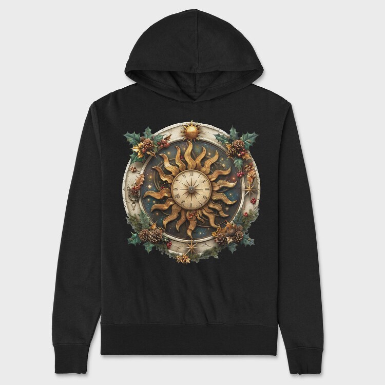 Christmas Ornament Star, Hanorac Oversize Barbati (Unisex)