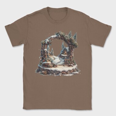 Christmas Ornament Treehouse, Tricou Barbati (Unisex)